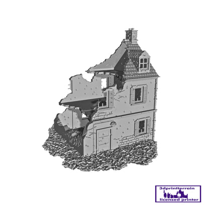 French Destroyed House 1