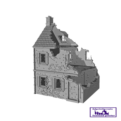 French Destroyed House 1