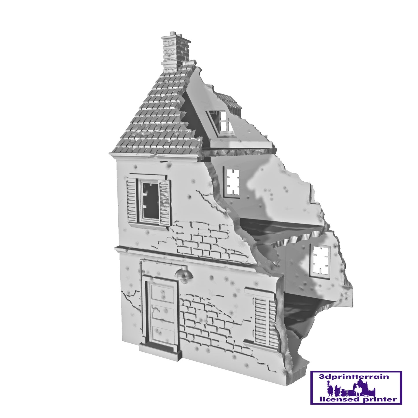 French Destroyed House 6