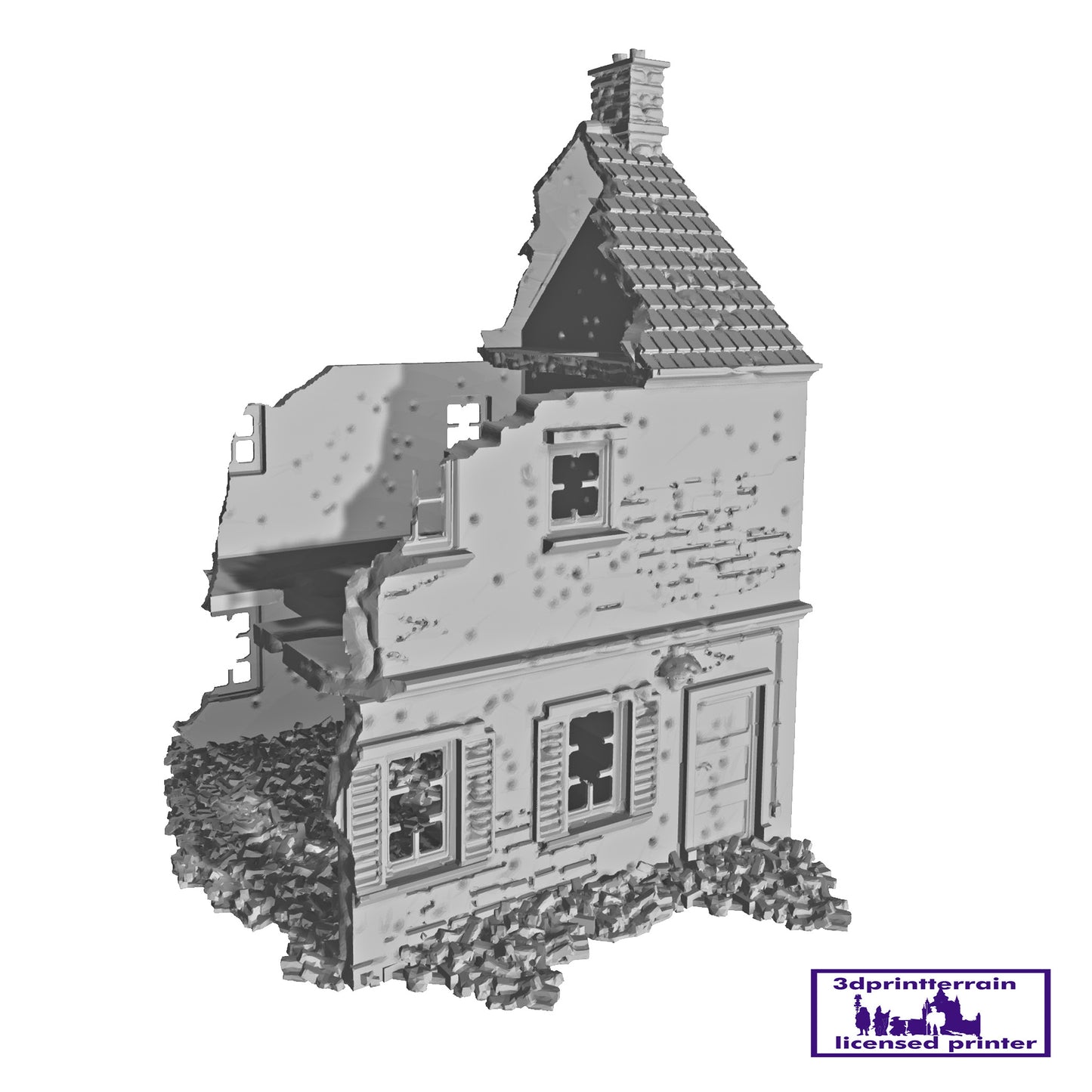 French Destroyed House 7