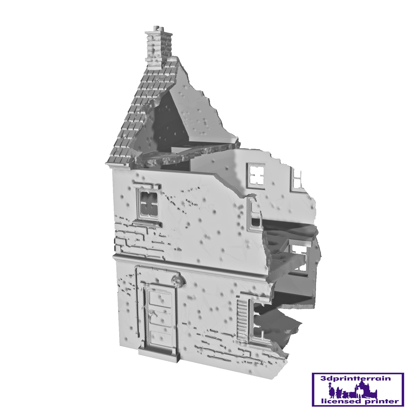 French Destroyed House 7