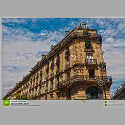 Champs Elysées Corner Building