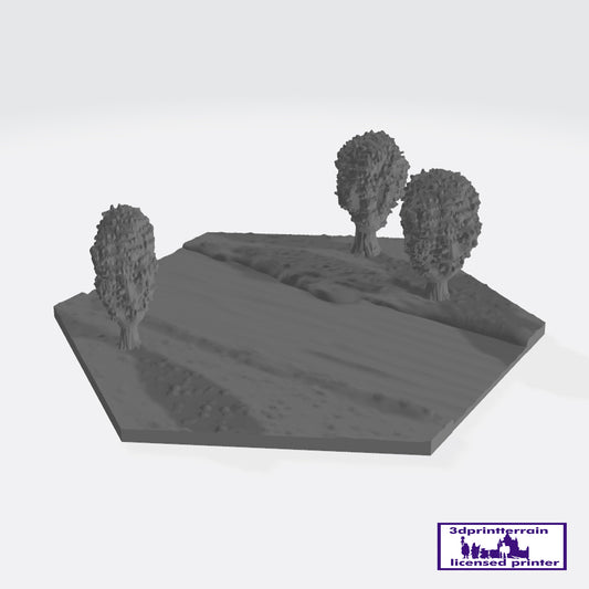 Hex Tile 25 River