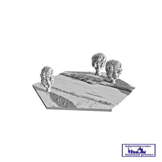 Hex Tile 26 River