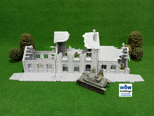 Damaged Train Station