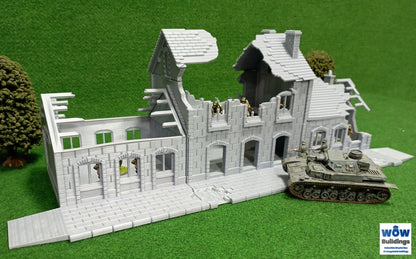 Damaged Train Station
