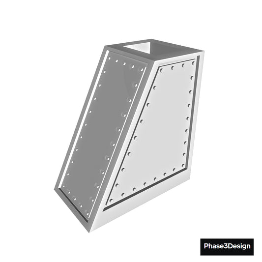 Outer Wall Sloped 1x
