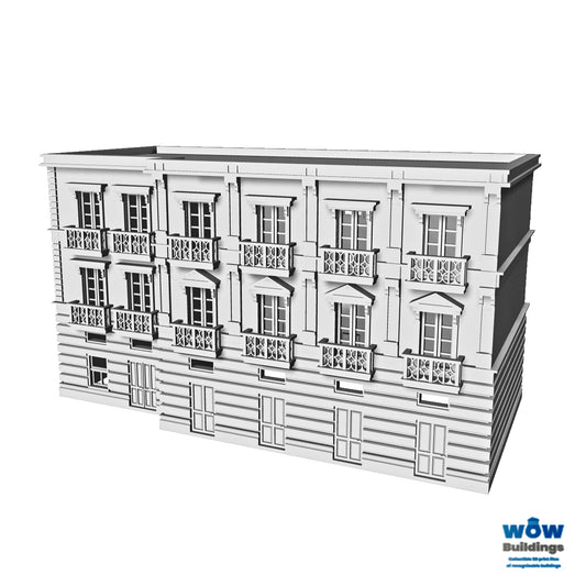 Italy City 3 Storey Apartment Block