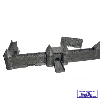 Medieval City Town Wall B