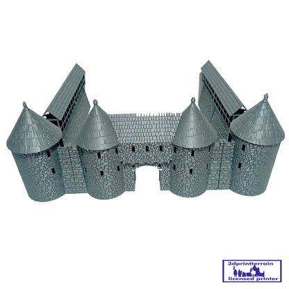 Medieval City Town Wall C