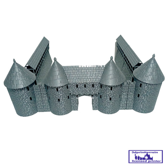 Medieval City Town Wall C