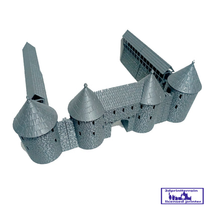 Medieval City Town Wall C