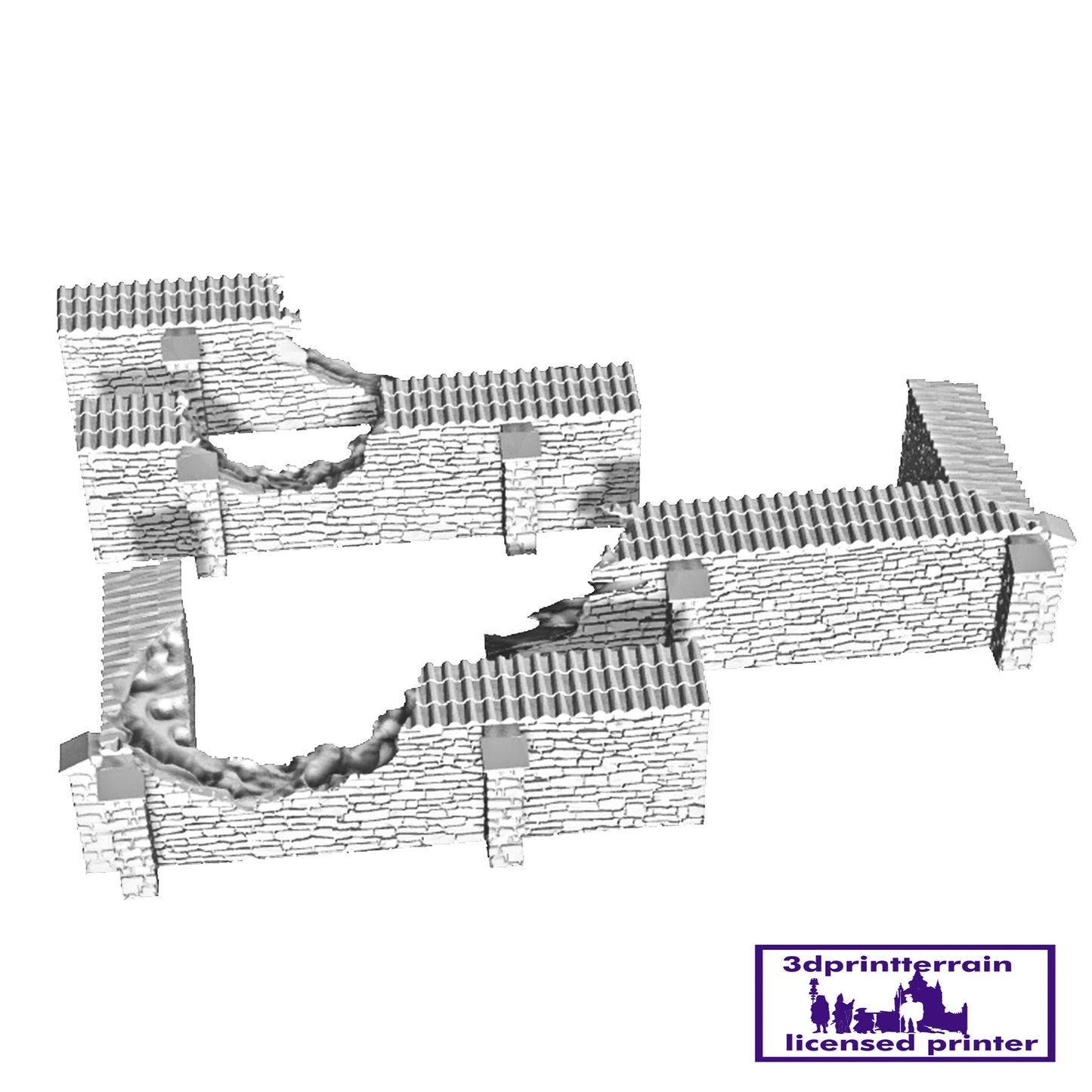 Monastery Walls Ruined