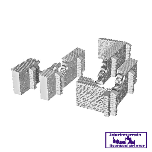 Monastery Walls Ruined