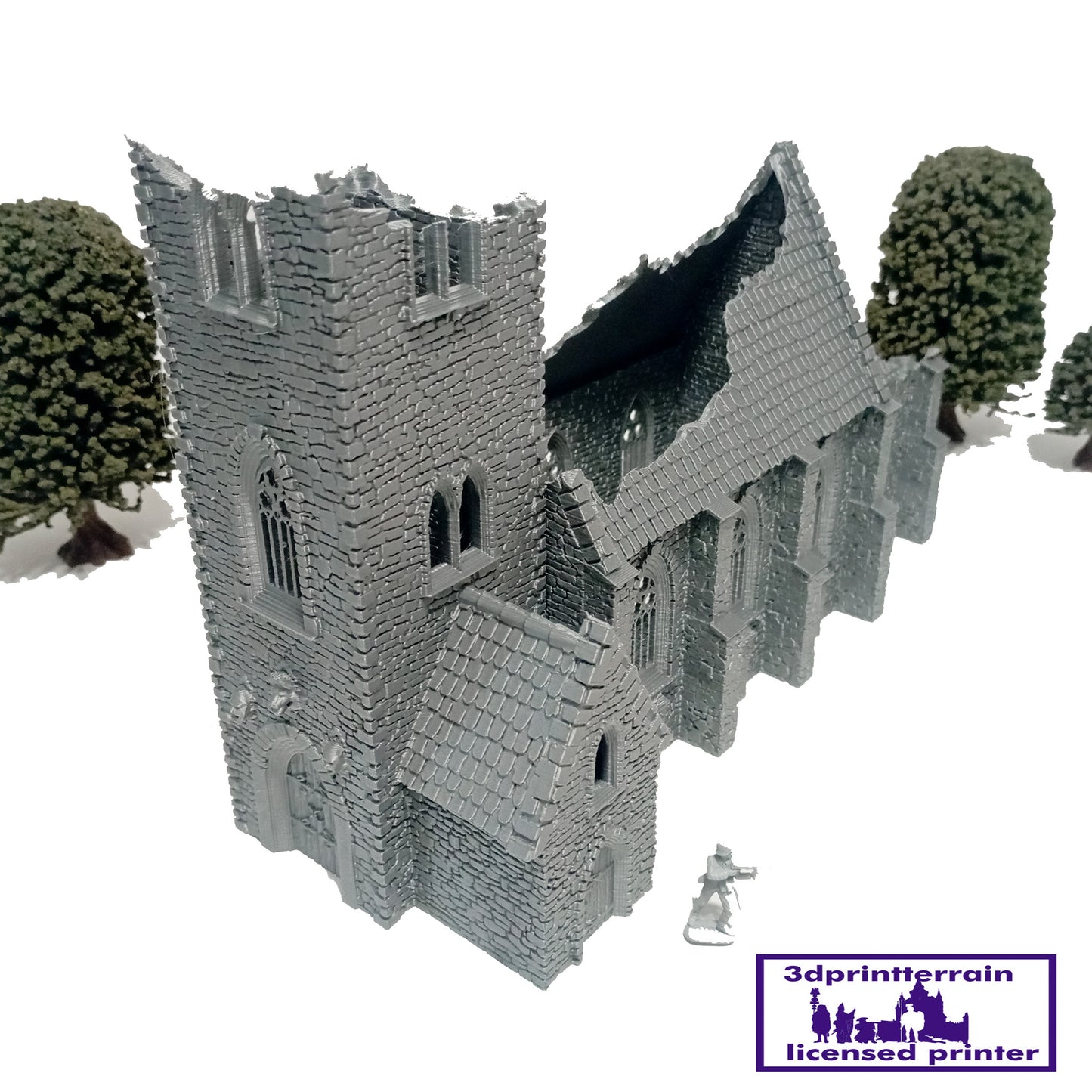 Norman Church Destroyed