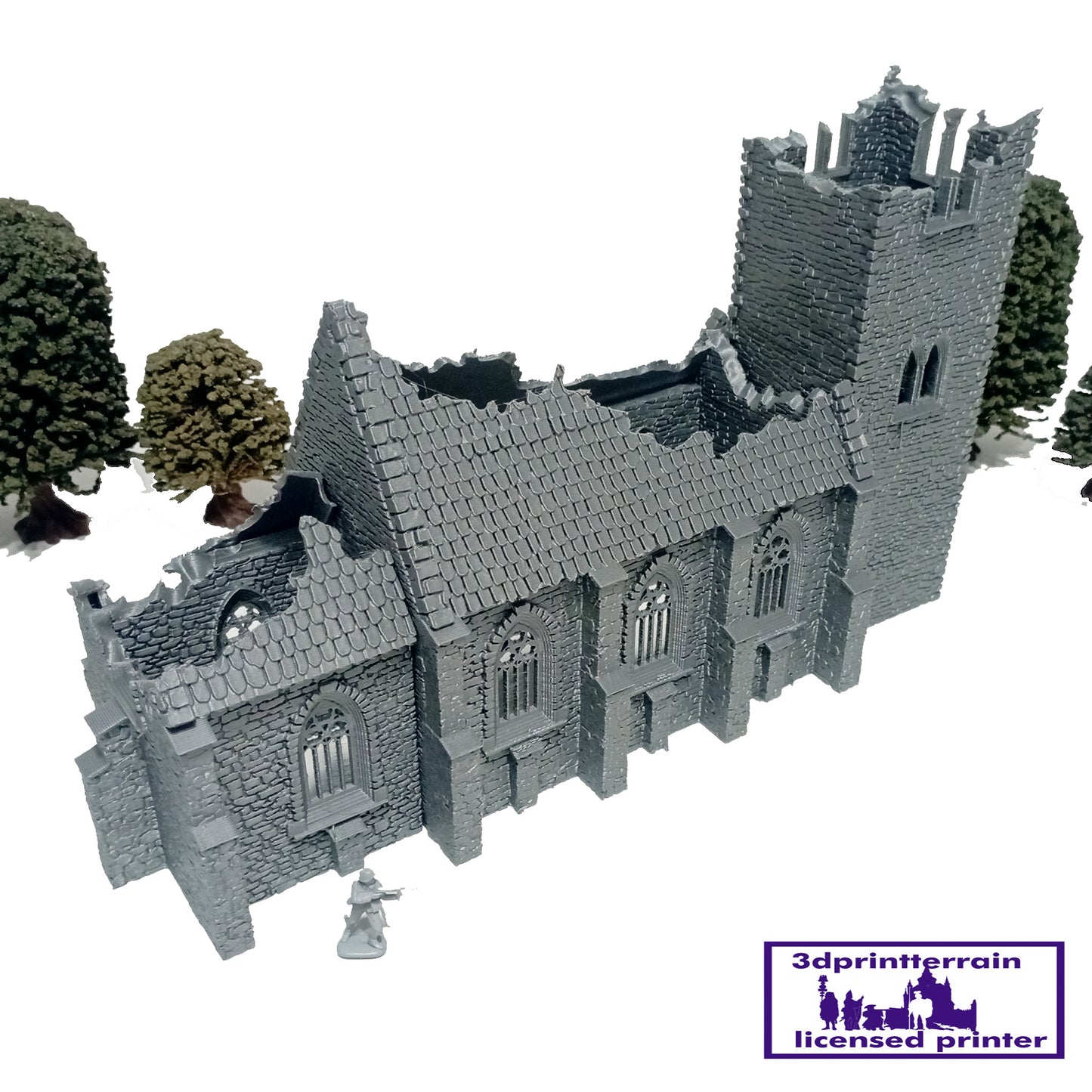 Norman Church Destroyed