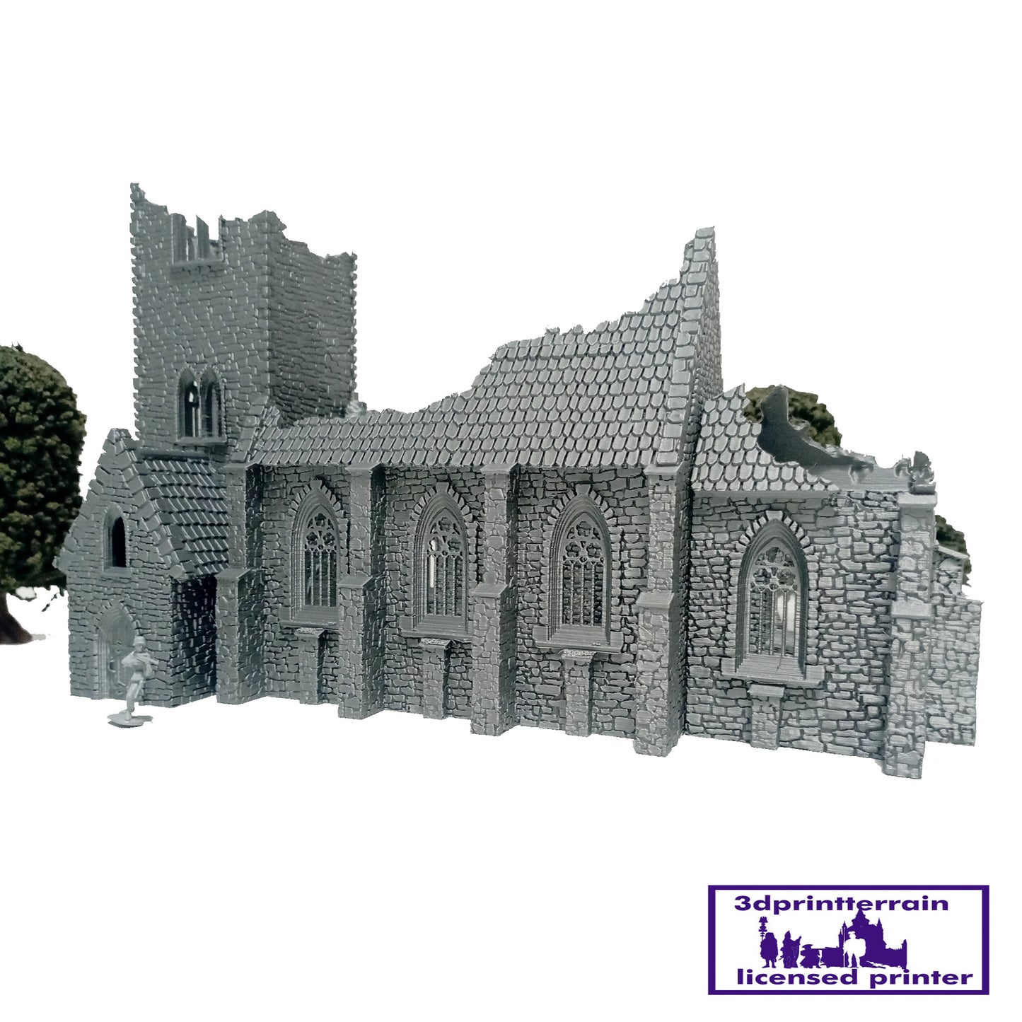 Norman Church Destroyed