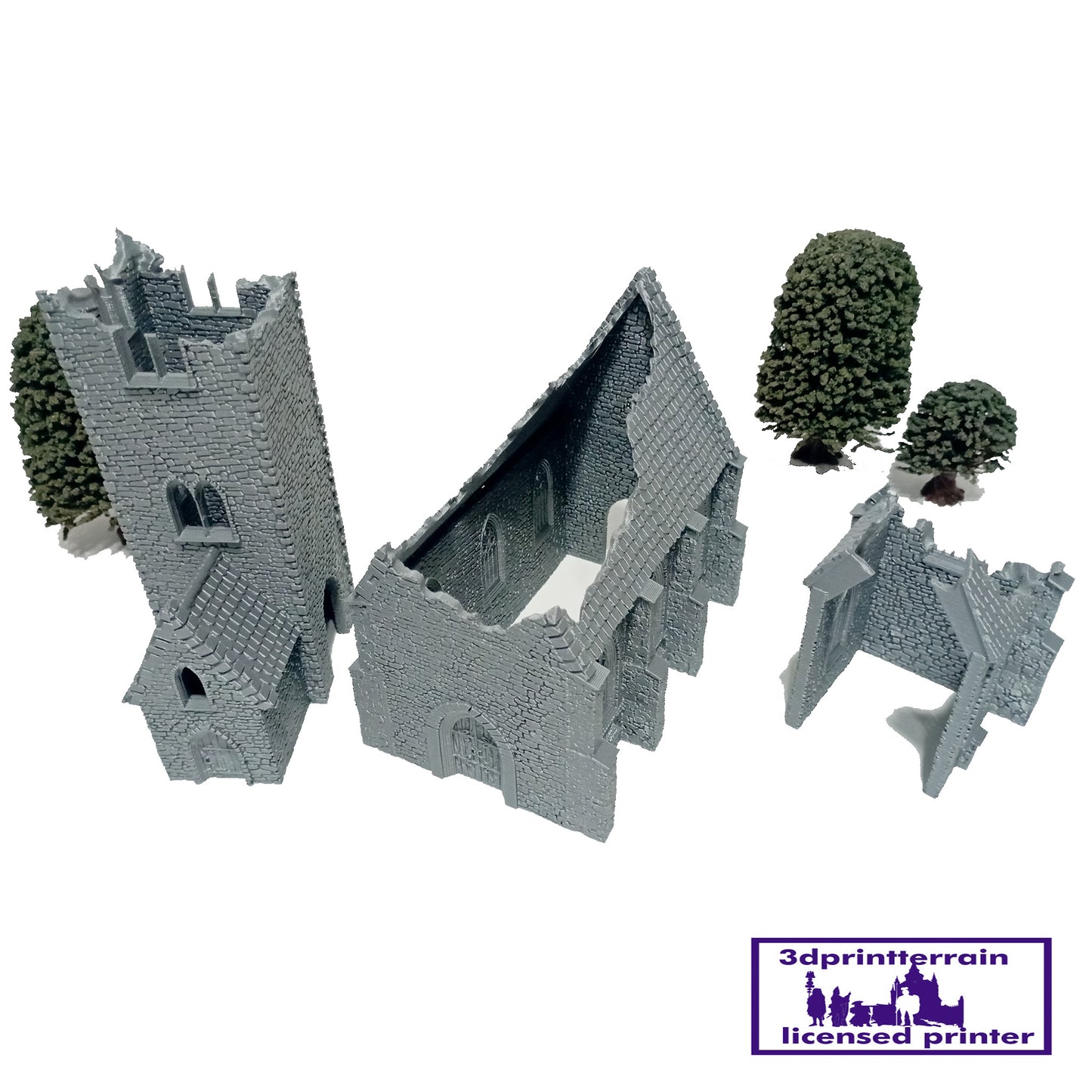 Norman Church Destroyed