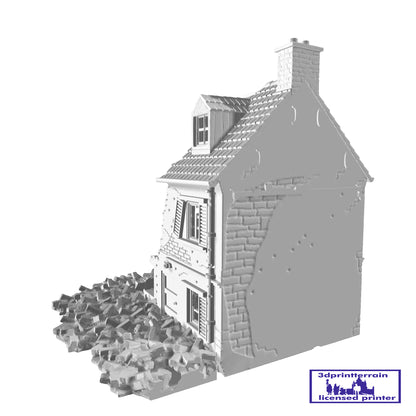 Normandy Town House Destroyed 2