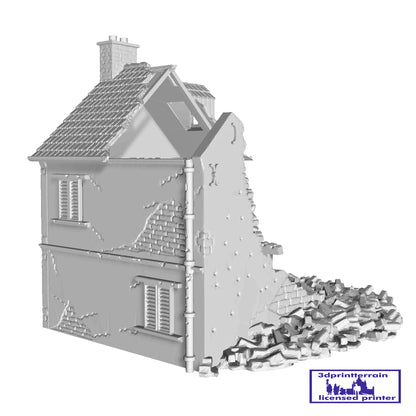 Normandy Town House Destroyed 2