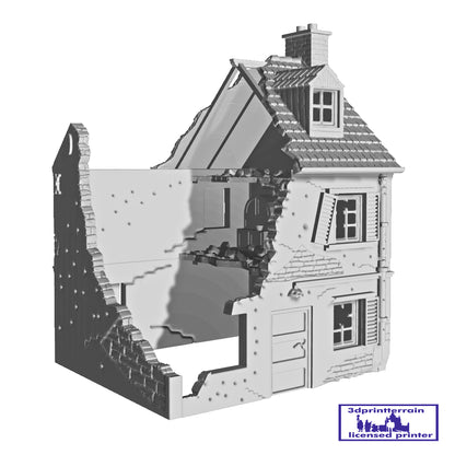 Normandy Town House Destroyed 2
