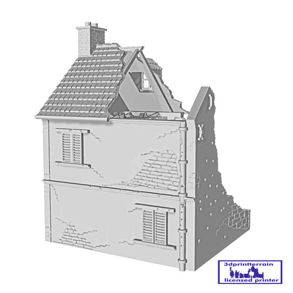 Normandy Town House Destroyed 2