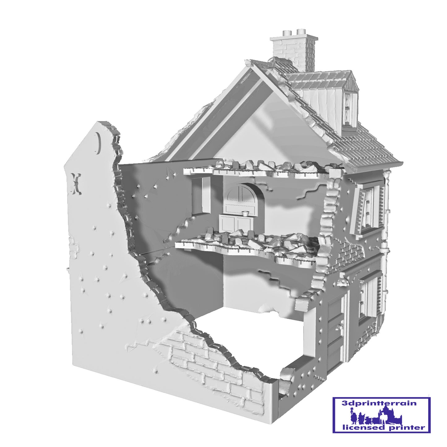 Normandy Town House Destroyed 2