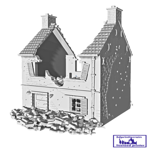 Normandy Town House Destroyed 3