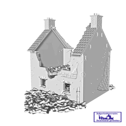 Normandy Town House Destroyed 3