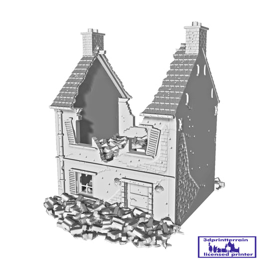 Normandy Town House Destroyed 4