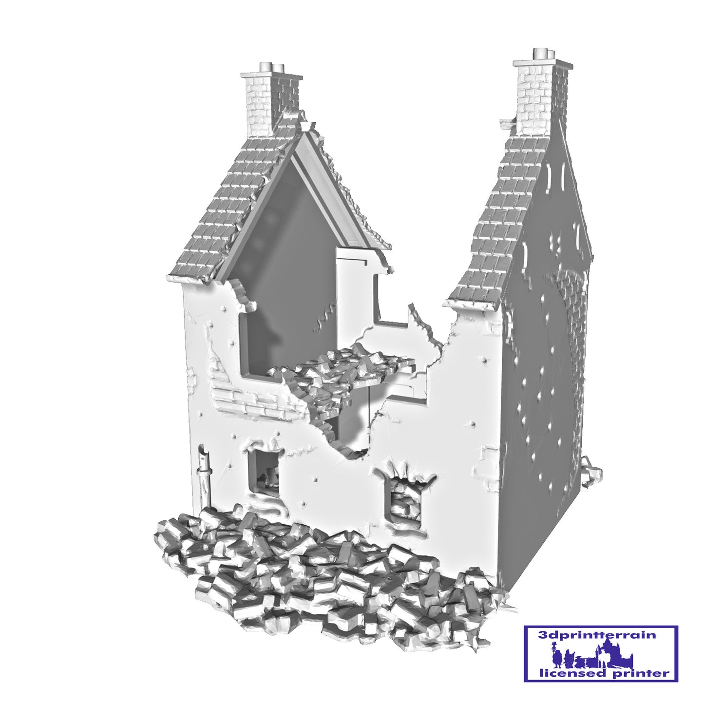 Normandy Town House Destroyed 4
