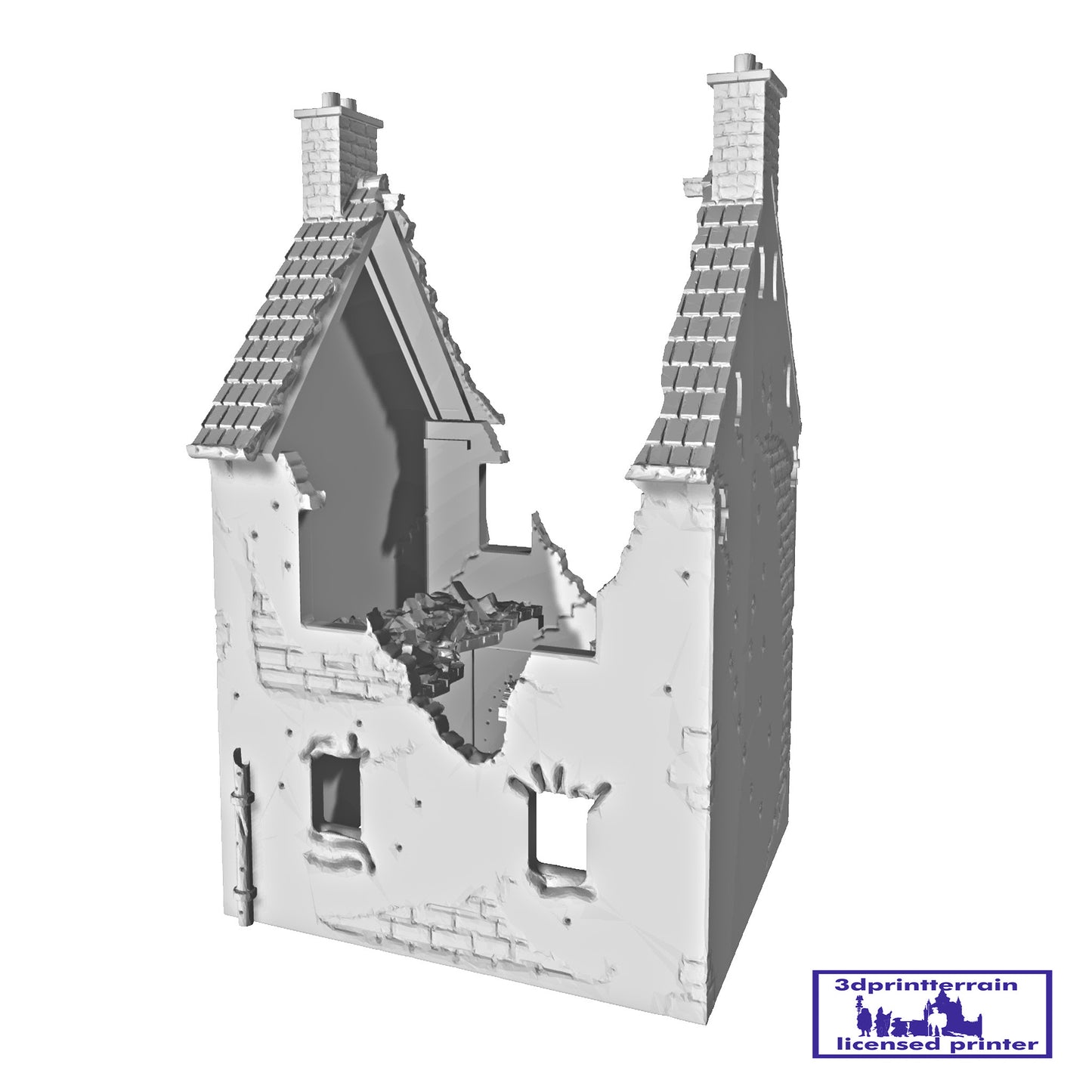Normandy Town House Destroyed 4