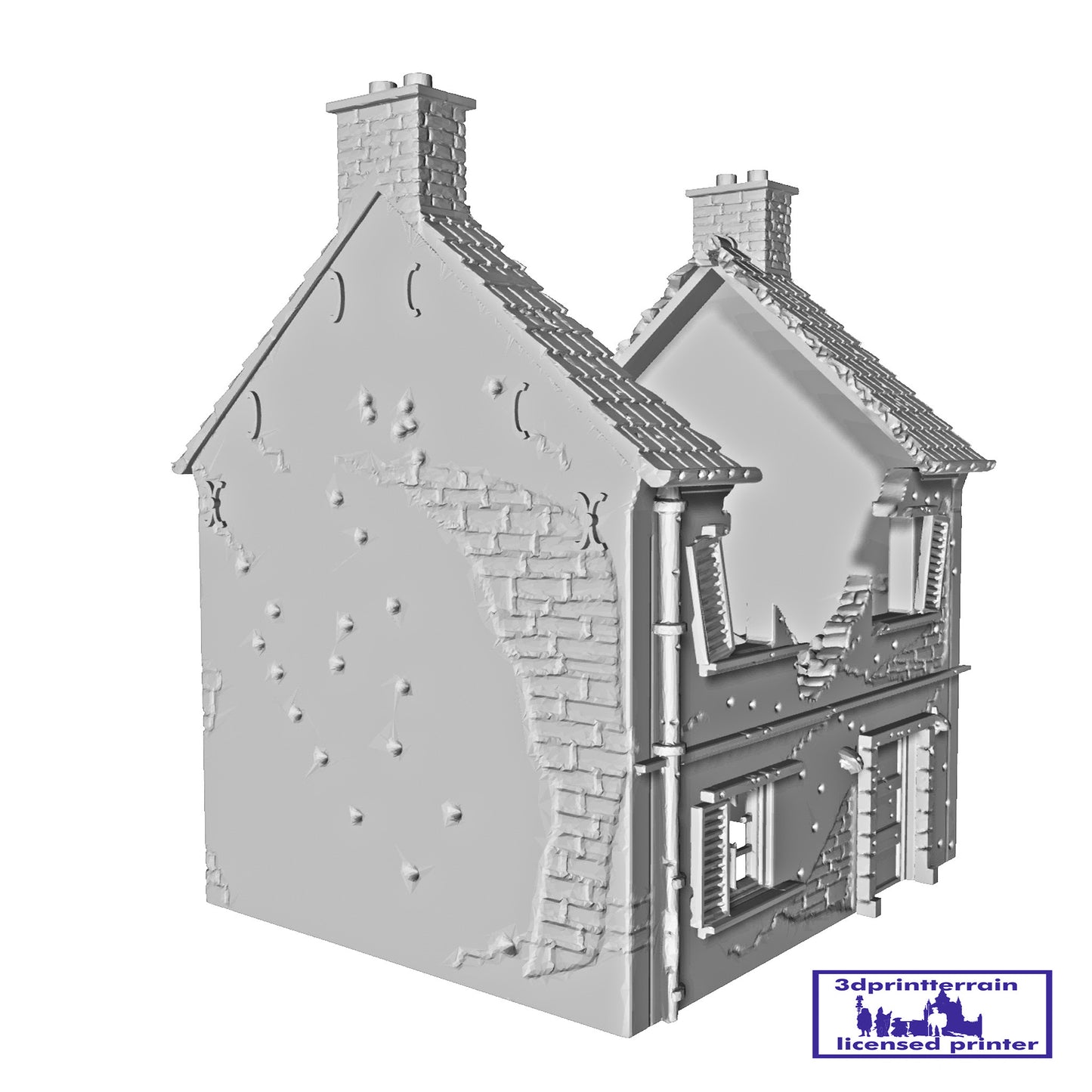 Normandy Town House Destroyed 4