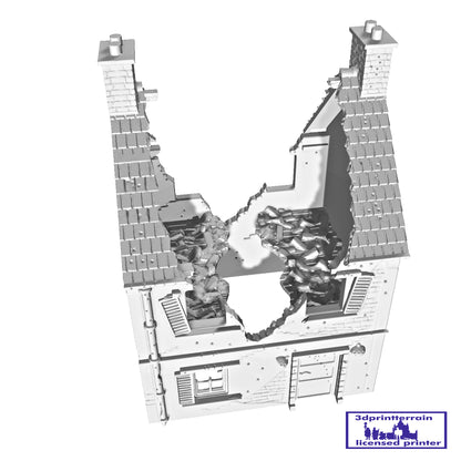 Normandy Town House Destroyed 4