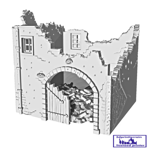 Normandy Town House Destroyed 5 Shed