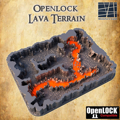 Openlock Lava Terrain