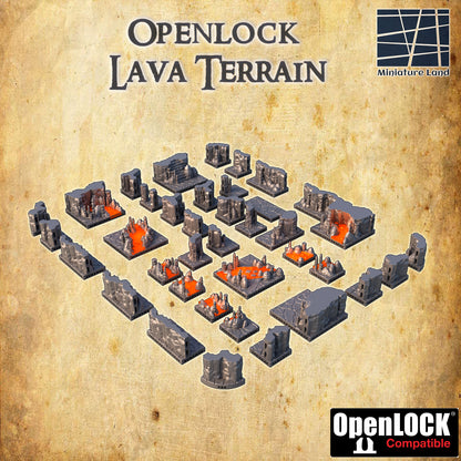 Openlock Lava Terrain