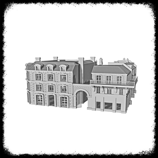STL Files Champs Elysées Shop Buildings 1