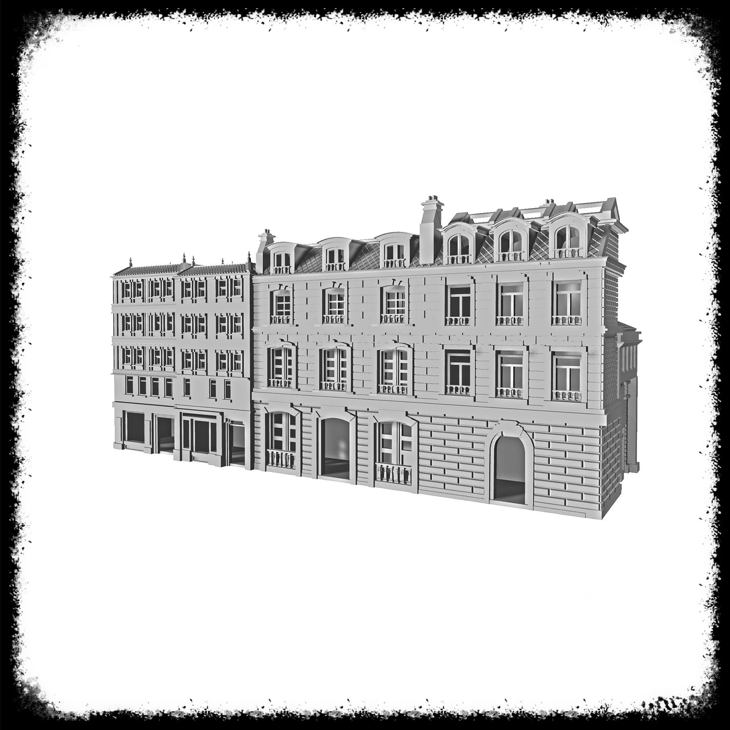 STL Files Champs Elysées Shop Buildings 2