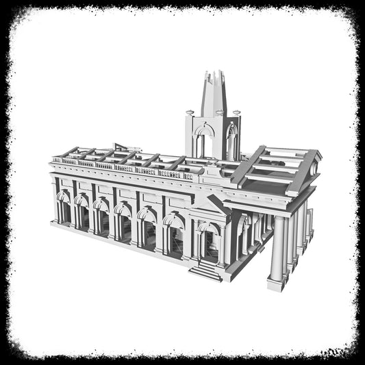 STL Files Church Damaged