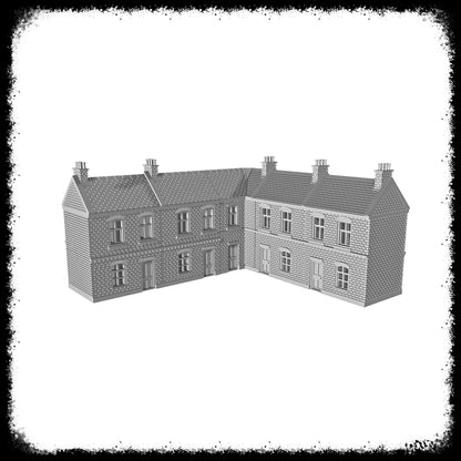 STL Files Collection Terrace Houses
