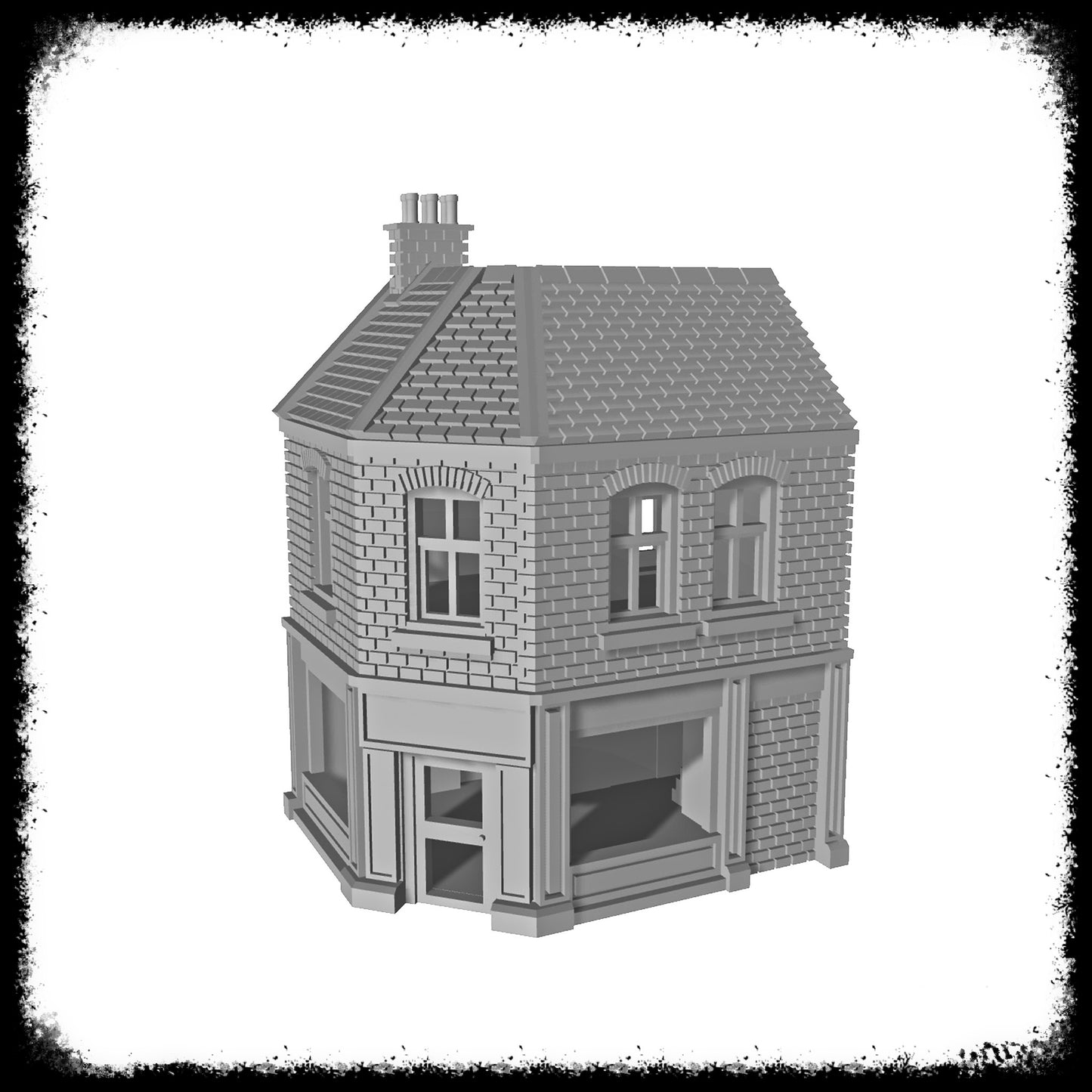 STL Files Collection Terrace Houses