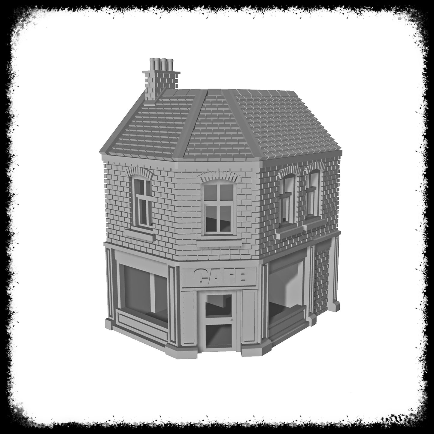 STL Files Collection Terrace Houses