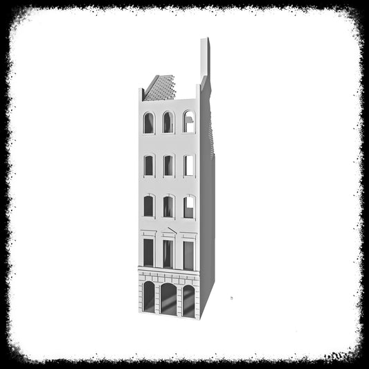 STL Files Dutch Block City 1 Ruined