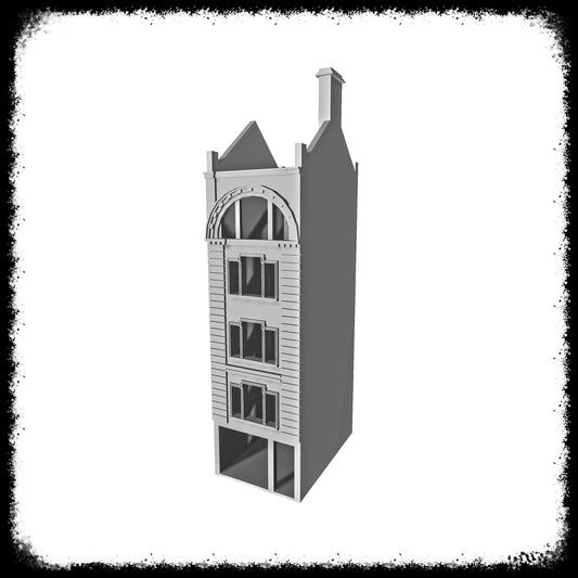 STL Files Dutch Block City 5 Ruined