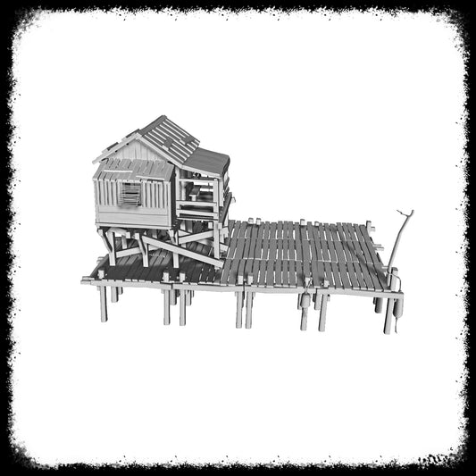 STL Files Lake Village Hut 1