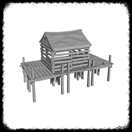 STL Files Lake Village Hut 2