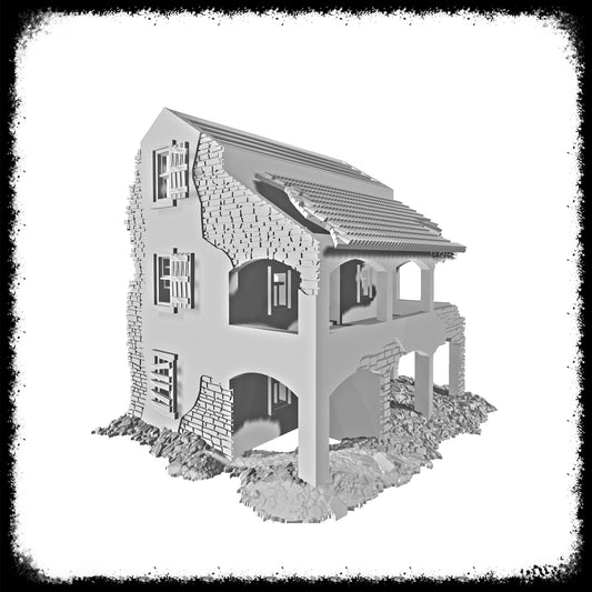 STL Files Normandy House 10