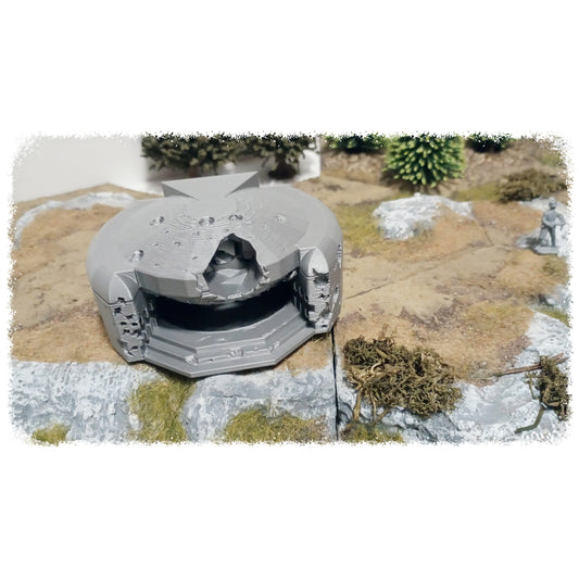 STL Files Pack Cannon Bunker