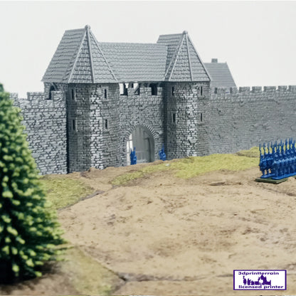 Medieval City Town Wall A